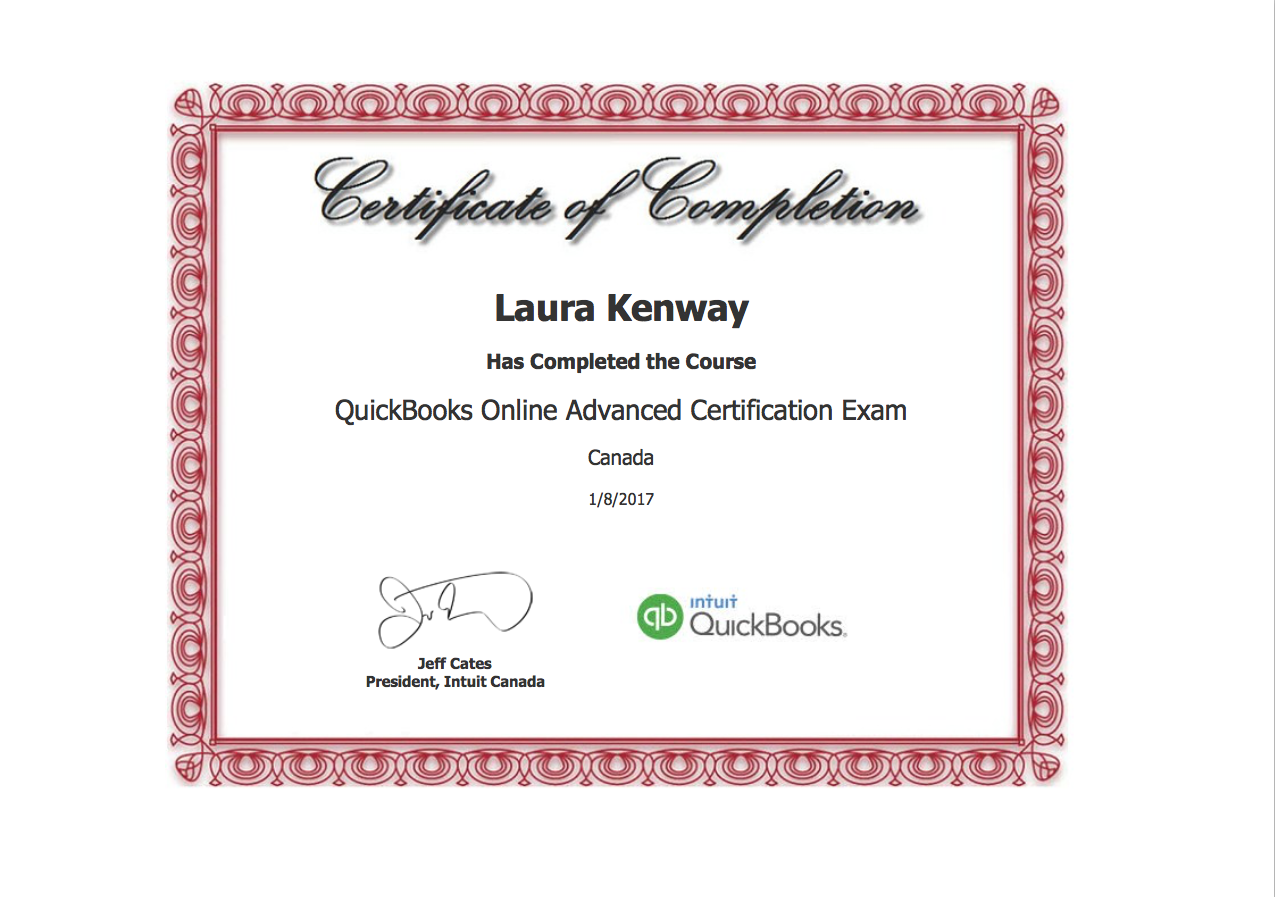 QBOA 2017 Certificate