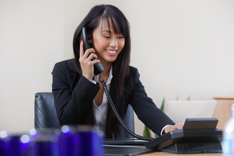 Business Woman Talking On The Phone