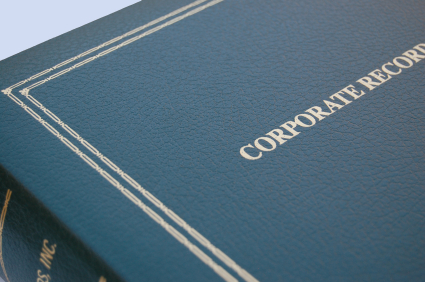 Corporate Minute Book in Canada