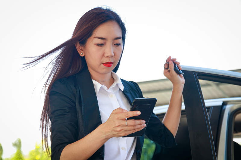 Employee using company owned vehicle