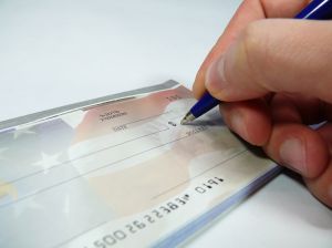 Employees paid by cheque