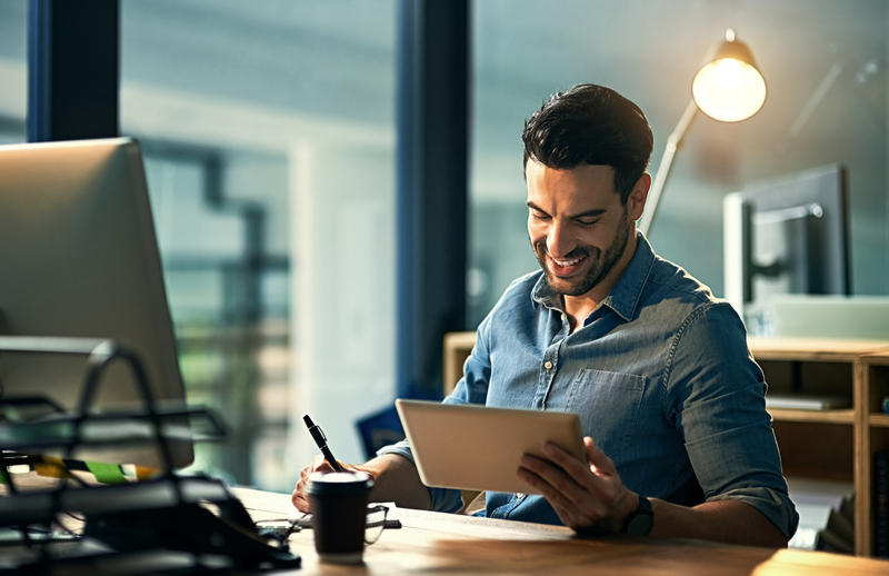 A solopreneur using technology wisely