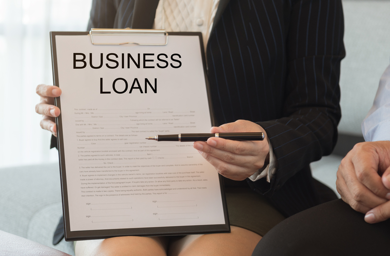 Taking out a business loan to purchase equipment